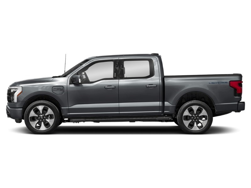 2023 Ford F-150 Lightning Platinum 4WD SuperCrew 5.5' Box Carbonized Grey Metallic  Shot 3