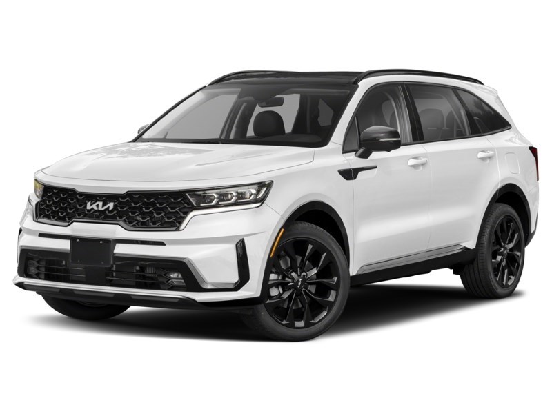 2022 Kia Sorento SX AWD w/Burgundy Leather Glacial White Pearl  Shot 4