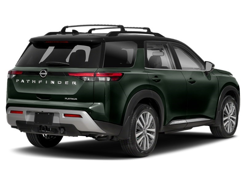 2022 Nissan Pathfinder Platinum 4WD Obsidian-Green Pearl/Super Black  Shot 8