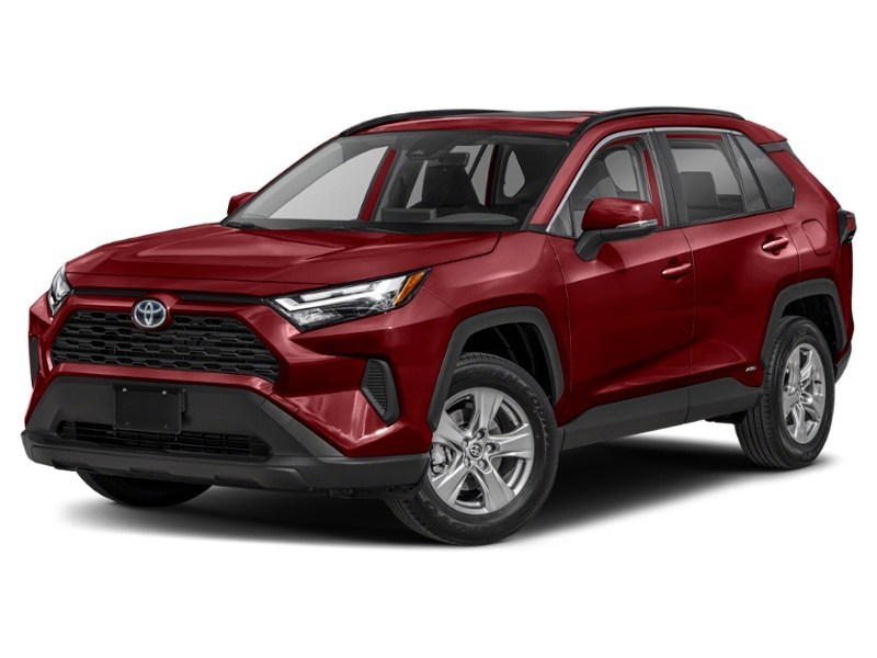 2022 Toyota RAV4 Hybrid Hybrid XLE AWD Ruby Flare Pearl  Shot 23