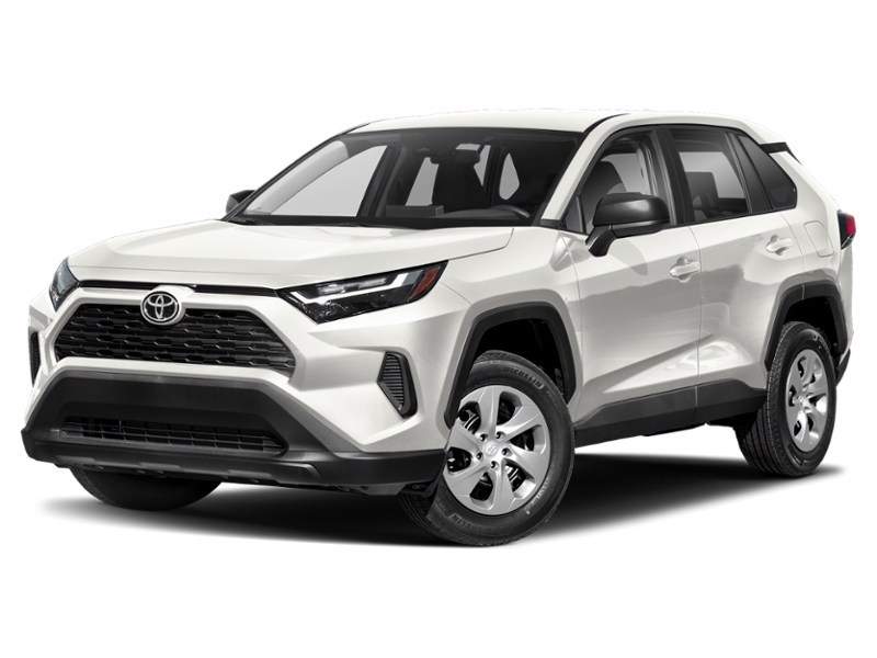 2025 Toyota RAV4 LE AWD White  Shot 4