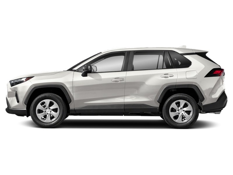 2025 Toyota RAV4 LE AWD White  Shot 3
