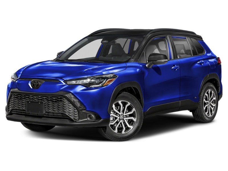 2024 Toyota Corolla Cross Hybrid Hybrid SE AWD Blue Crush Metallic w/Black Roof  Shot 19