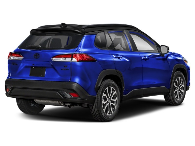 2024 Toyota Corolla Cross Hybrid Hybrid SE AWD Blue Crush Metallic w/Black Roof  Shot 20