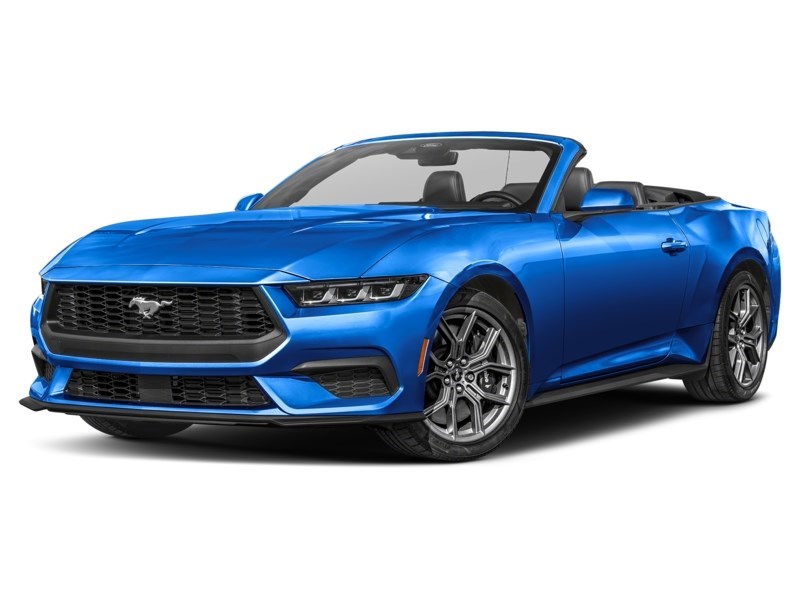 2026 Ford Mustang EcoBoost Convertible Grabber Blue Metallic  Shot 10