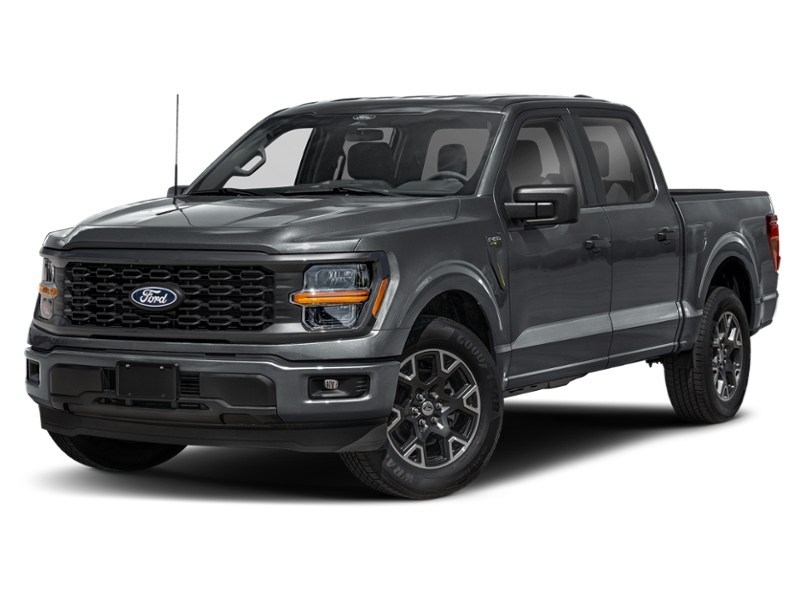 2024 Ford F-150 STX 4WD SuperCrew 5.5' Box Carbonized Grey Metallic  Shot 1