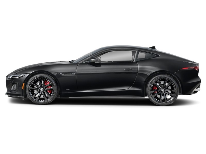 2024 Jaguar F-TYPE R75 Coupe P575 AWD Santorini Black Metallic  Shot 3