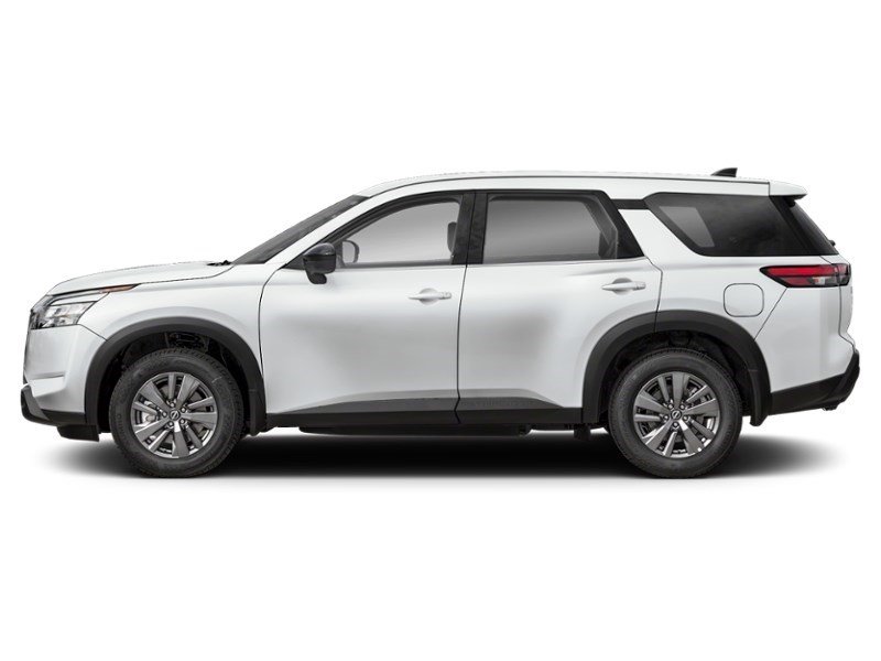2024 Nissan Pathfinder S 4WD Glacier White  Shot 3