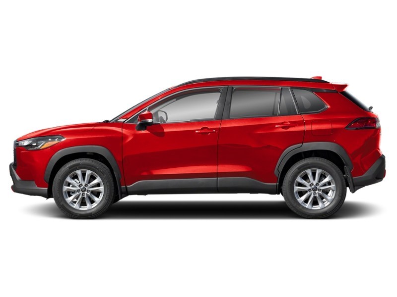 2025 Toyota Corolla Cross LE AWD Soul Red Crystal  Shot 3