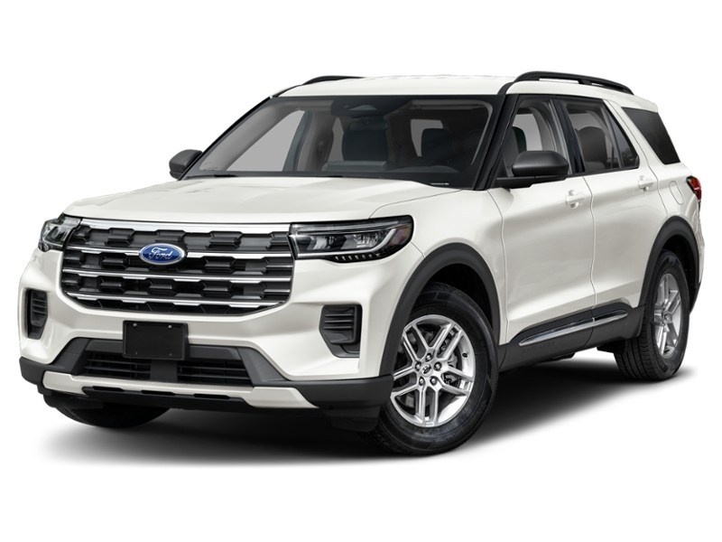 2026 Ford Explorer Active w/200A Pkg 4WD Star White Metallic Tri-Coat  Shot 1