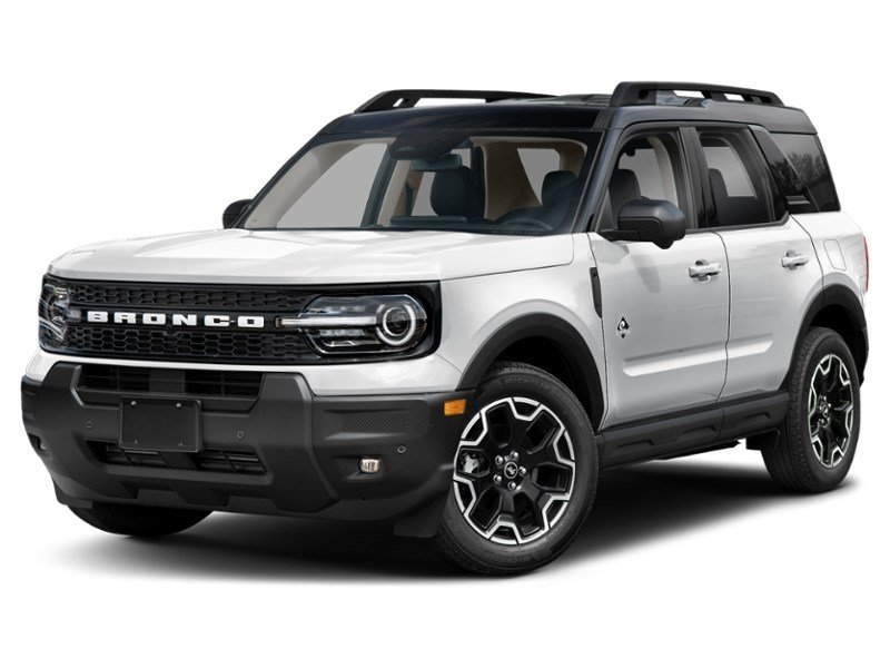 2026 Ford Bronco Sport Outer Banks 4x4 Space White Metallic  Shot 1