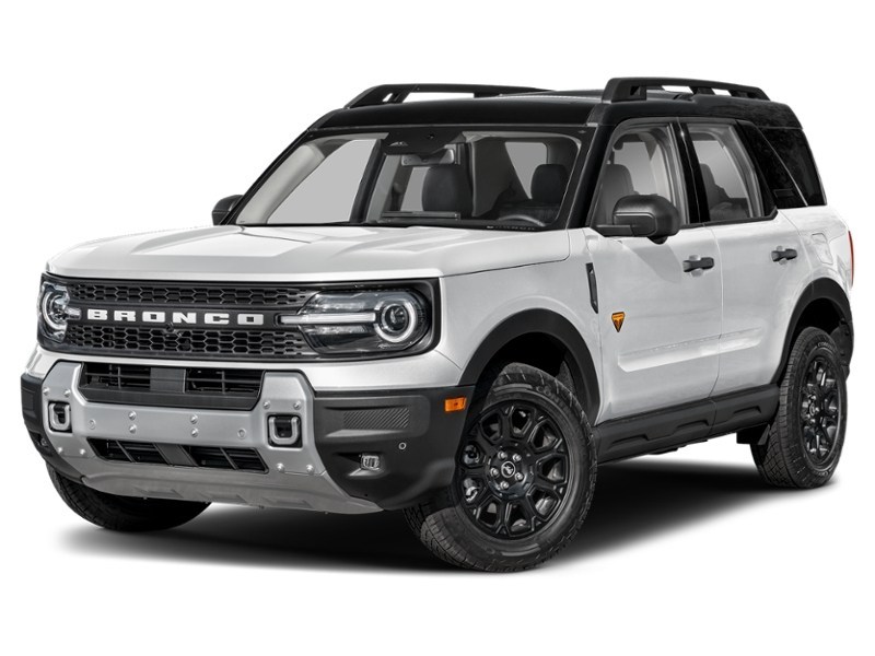 2026 Ford Bronco Sport Badlands 4x4 Space White Metallic  Shot 2