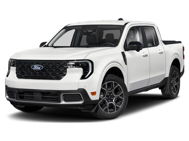 2025 Ford Maverick LARIAT AWD SuperCrew Oxford White  Shot 4
