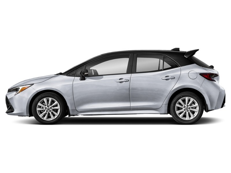 2027 Toyota Corolla Hatchback CVT Classic Silver Metallic w/Black Roof  Shot 9