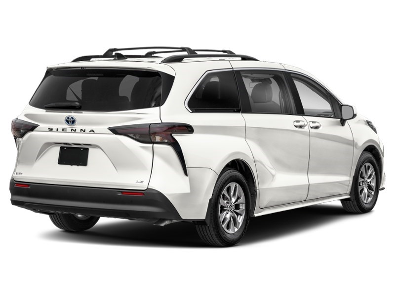 2026 Toyota Sienna LE 8-Passenger AWD White  Shot 2